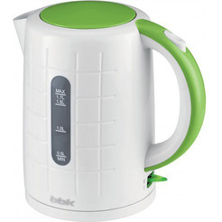 Электрочайник BBK EK1703P белый/зеленый
