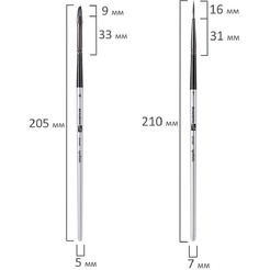 Набор кистей BRAUBERG ART DEBUT 201048 (23 шт+мастихин)