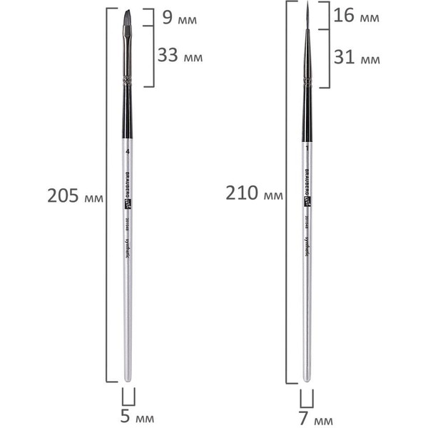Набор кистей BRAUBERG ART DEBUT 201048 (23 шт+мастихин)