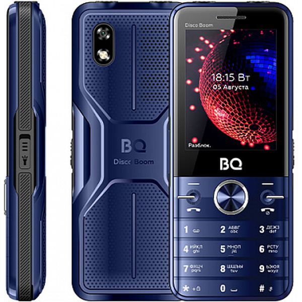 Кнопочный телефон BQ-Mobile BQ-2842 Disco Boom (синий)