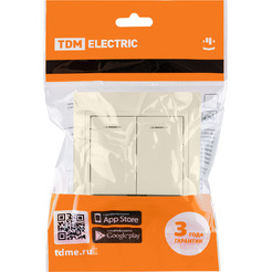 Выключатель TDM Electric Таймыр SQ1814-0105 (слоновая кость)