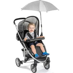 Зонт защитный от солнца REER ShineSafe+ SPF 50+, серый меланж