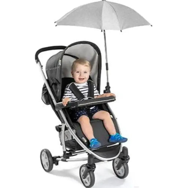 Зонт защитный от солнца REER ShineSafe+ SPF 50+, серый меланж