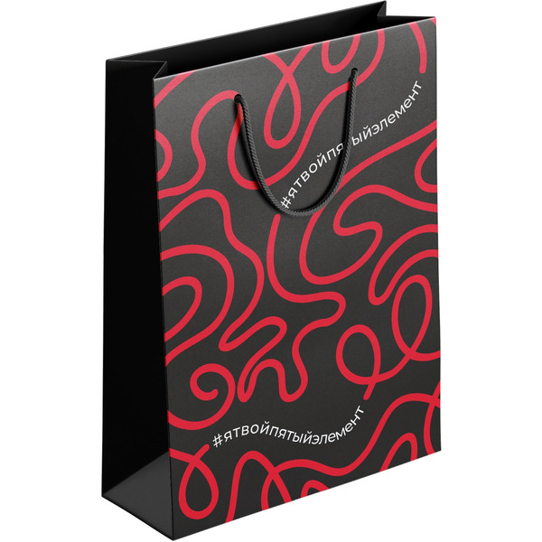 Пакет с ламинацией 5 ЭЛЕМЕНТ "Дай 5 Добру" (средний)