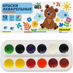 Краски акварельные Silwerhof Веселые друзья 961139-12
