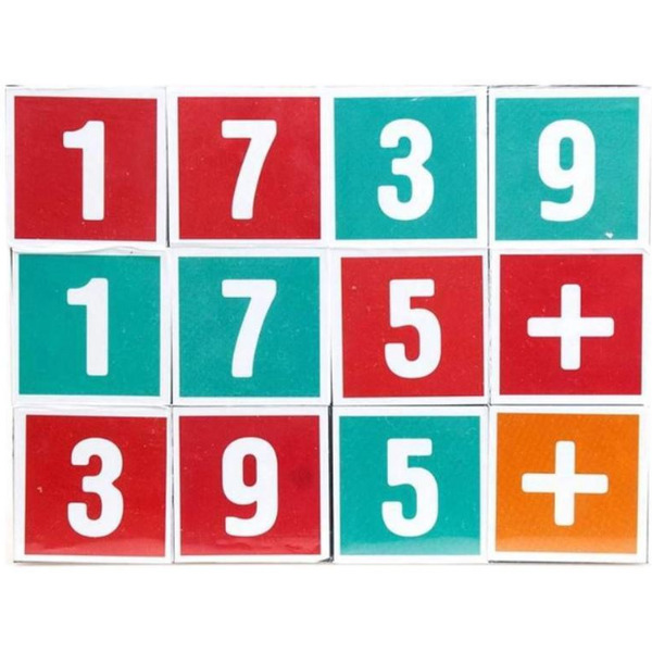 Набор кубиков Dream Makers Первая математика KB1607