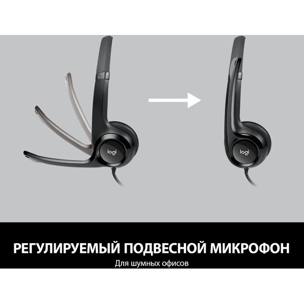 Гарнитура LOGITECH Computer Headset H390 (L981-000406)
