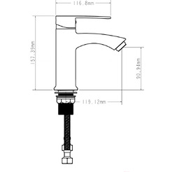 Смеситель Econoce EC0270BL