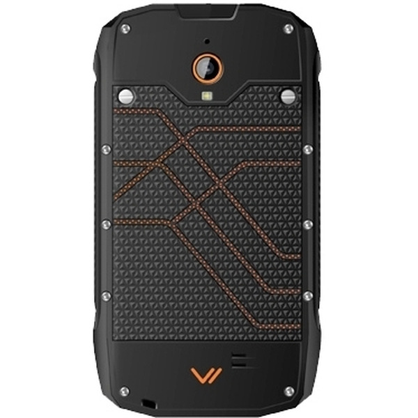 Смартфон Vertex Impress Action черный/оранжевый