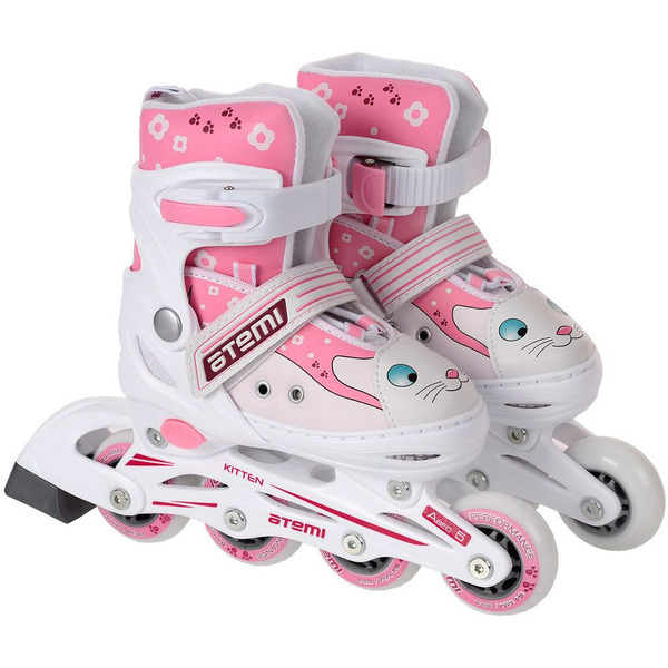 Роликовые коньки Atemi AJIS-12.08 Kitty (р-р 38-41)