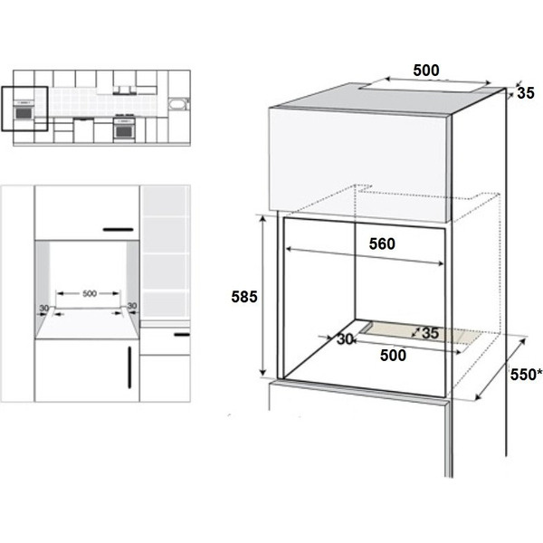 Электрический духовой шкаф Schtoff Decor 1200
