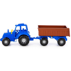 Трактор Полесье Алтай с прицепом №1 84750 (синий)