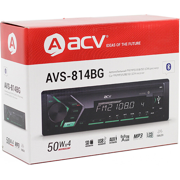 USB-магнитола ACV AVS-814BB