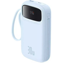 Внешний аккумулятор Baseus Qpow 2 Digital Display 20000mAh (голубой)