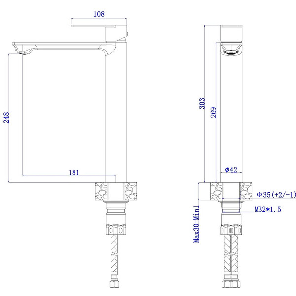 Смеситель AV Engineering AVLES0-BW1