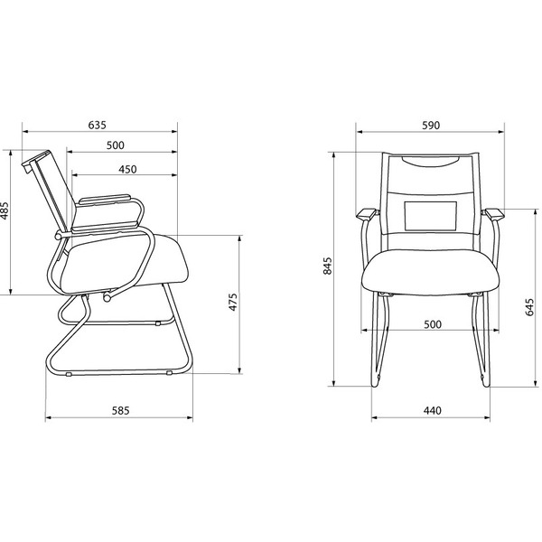 Кресло Бюрократ CH Balance-Av Elastic-102 TW-11