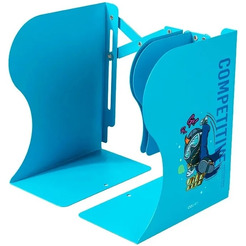 Подставка-ограничитель для книг Deli 78632BLUE