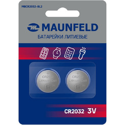 Батарейки MAUNFELD Lithium CR2032 MBCR2032-BL2