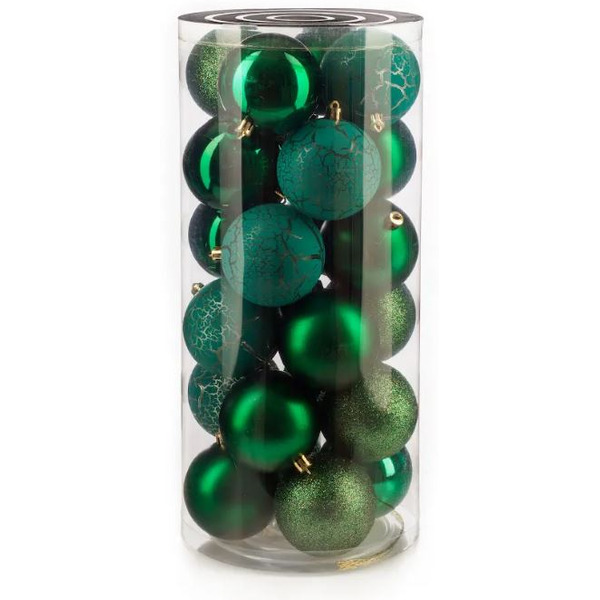 Набор новогодних шаров Ausini VT25-04021-6