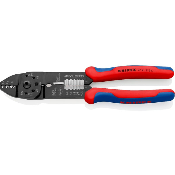 Пресс-клещи для резки и зачистки кабеля KNIPEX 9721215C