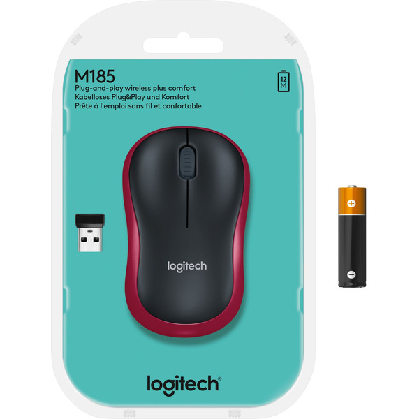 Мышь LOGITECH M185 (L910-002240)