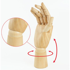 Модель художественная BRAUBERG 191299 (высота 25 см., тип - женская правая рука, материал дерево)