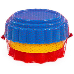 Набор формочек Полесье "Пирожные", 3 шт