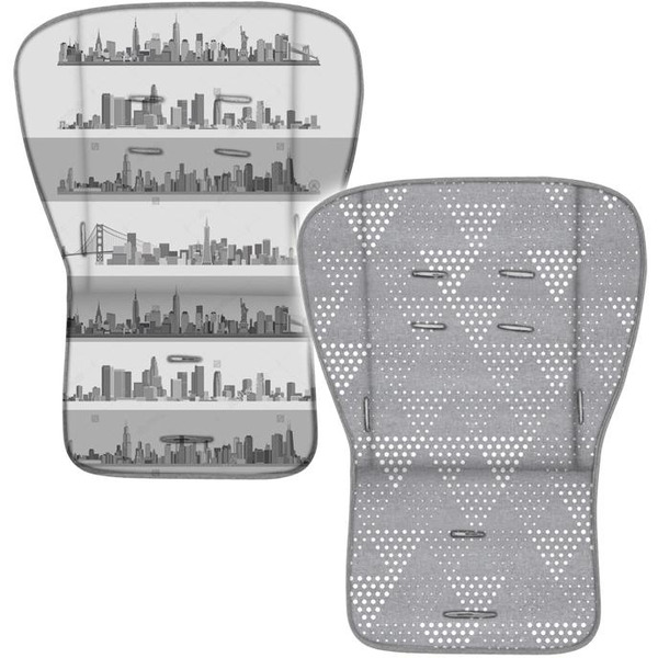 Коляска прогулочная «книга» Lorelli S300 2017 Grey&Beige Cities (10020841747)