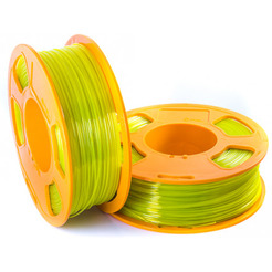 Пластиковая нить U3Print GF PETG 1,75 мм 1000 г (желтый, светопропускающий)