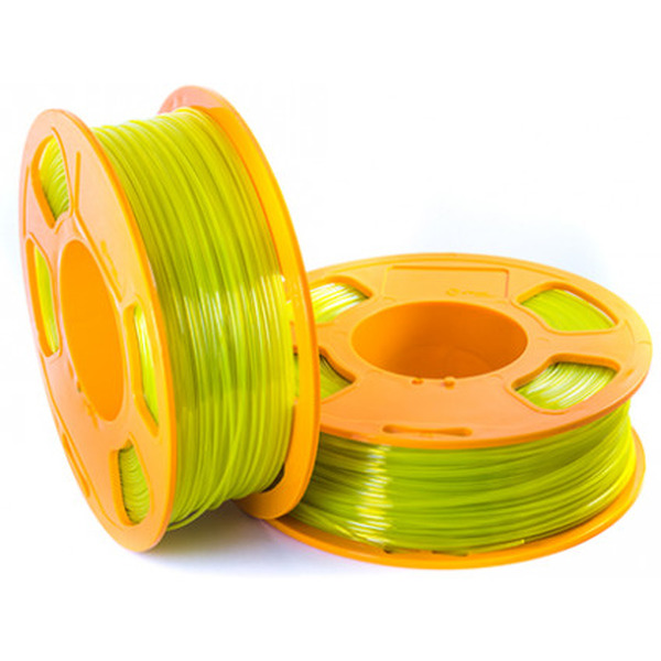Пластиковая нить U3Print GF PETG 1,75 мм 1000 г (желтый, светопропускающий)