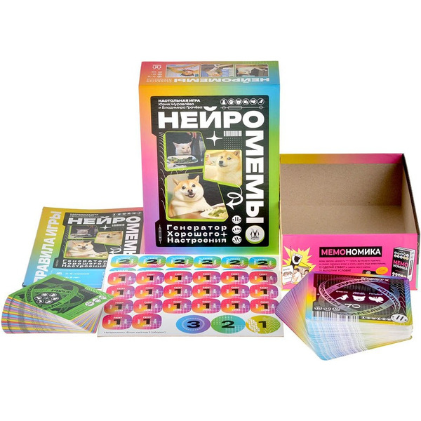 Настольная игра Магеллан Нейромемы. Генератор хорошего настроения MAG119944