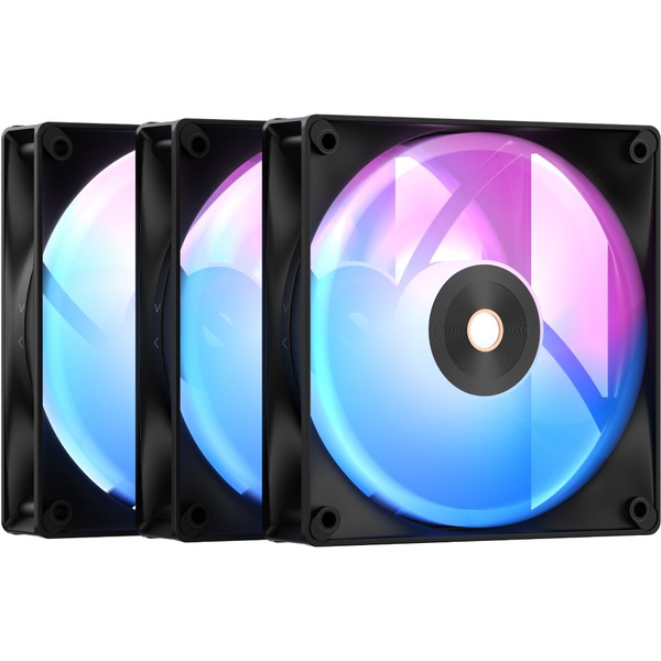 Комплект вентиляторов для корпуса Ocypus Delta F12 BK ARGB 3IN1 (Delta-F12-BK3AM00X-GL)