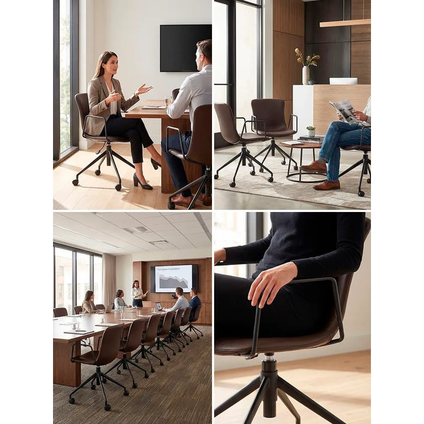 Офисное кресло MYROO Office Nota Brown (XT-6182F-1-BR)