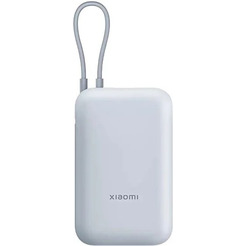 Внешний аккумулятор Xiaomi Power Bank 10000mAh BHR9073GL (Integrated Cable) Ice Blue (P15ZM)