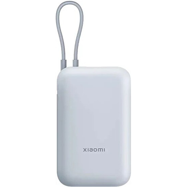 Внешний аккумулятор Xiaomi Power Bank 10000mAh BHR9073GL (Integrated Cable) Ice Blue (P15ZM)
