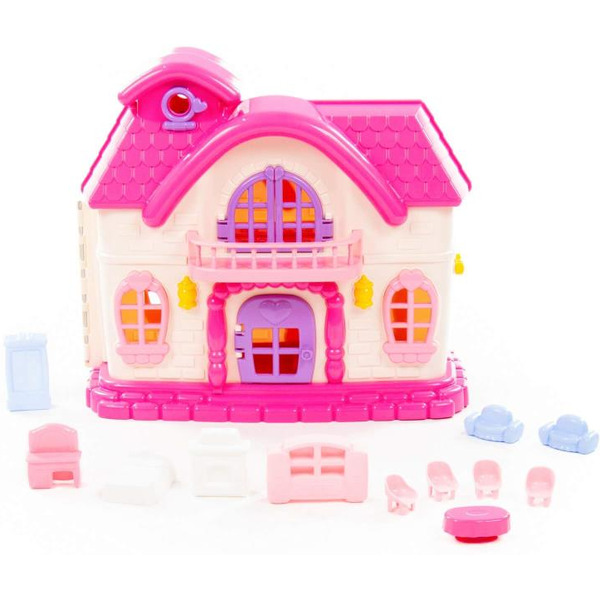 Кукольный домик Полесье Сказка с набором мебели 78261