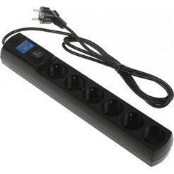 Сетевой фильтр Most HV6 2м (6 розеток) черный