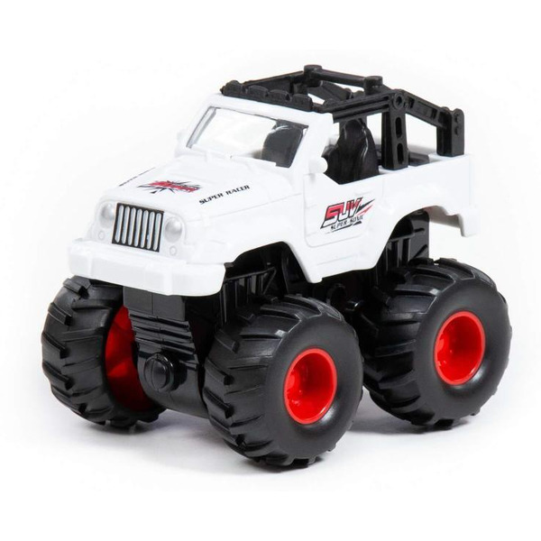 Автомобиль инерционный Полесье "Монстр ВНЕДОРОЖНИК" - "Джип-сафари", (белый) 24507