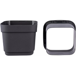 Горшок для цветов фактурный Полимербыт Hills 2,2л 4397405