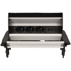 Блок розеточный Orno OR-AE-1362-B.AL-FR 1,8 м