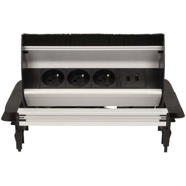 Блок розеточный Orno OR-AE-1362-B.AL-FR 1,8 м