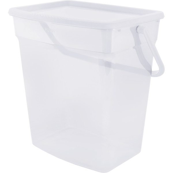Емкость для хранения с ручкой Алеана 122095 (прозрачный)