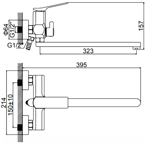 Смеситель Ledeme L2275