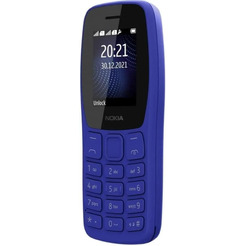 Телефон Nokia 105 Dual sim TA-1416 (синий)