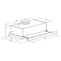 Вытяжка WEISSGAUFF TEL 06 1M WE