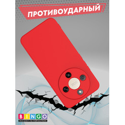 Бампер Bingo Liquid TPU HONOR X9d Красный