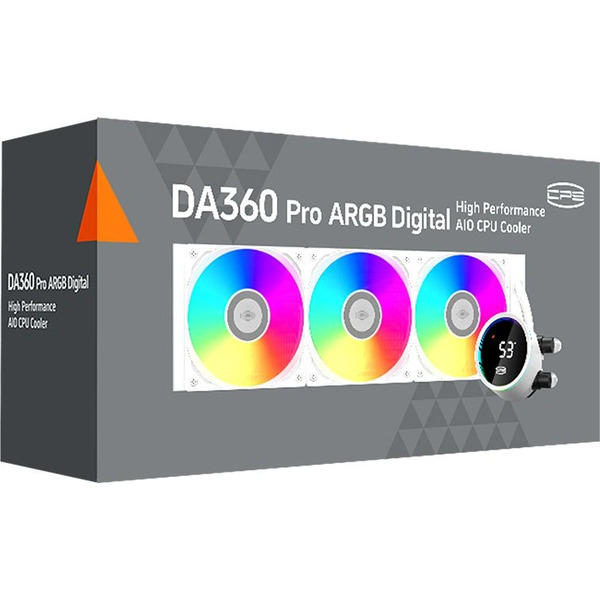 Система водяного охлаждения PcCooler DA360 Pro Digital ARGB (DA360PRO-WHAWXL-GL)