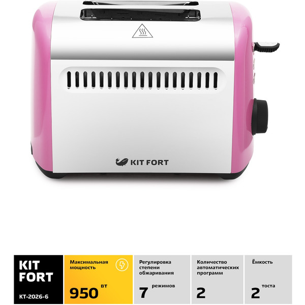 Тостер Kitfort KT-2026-6