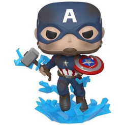 Фигурка Funko POP! Bobble Marvel Captain America w/Broken Shield&Mjolnir 45137 Fun2549140