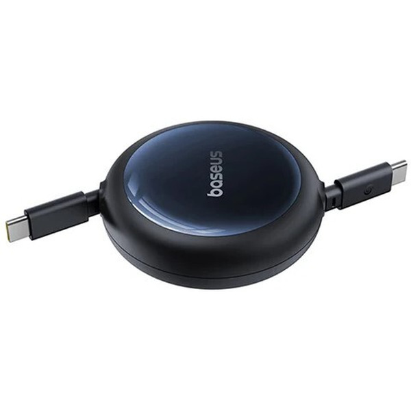 Кабель Baseus Nomos Retractable Retractable Cable USB Type-C - USB Type-C 100W (1.5 м, черный)